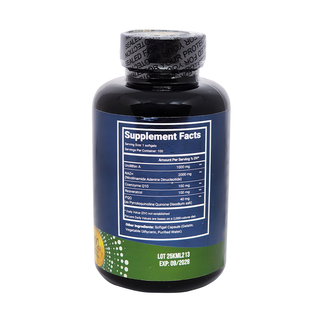 Miniatura 2 de Utrolithin A + NAD+ + CoQ10 + Resv | 100